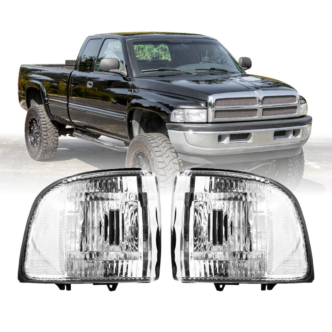 1994 - 2001 Dodge Ram All Clear Lens Corner Lights