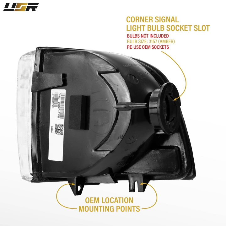 1994 - 2001 Dodge Ram All Clear Lens Corner Lights