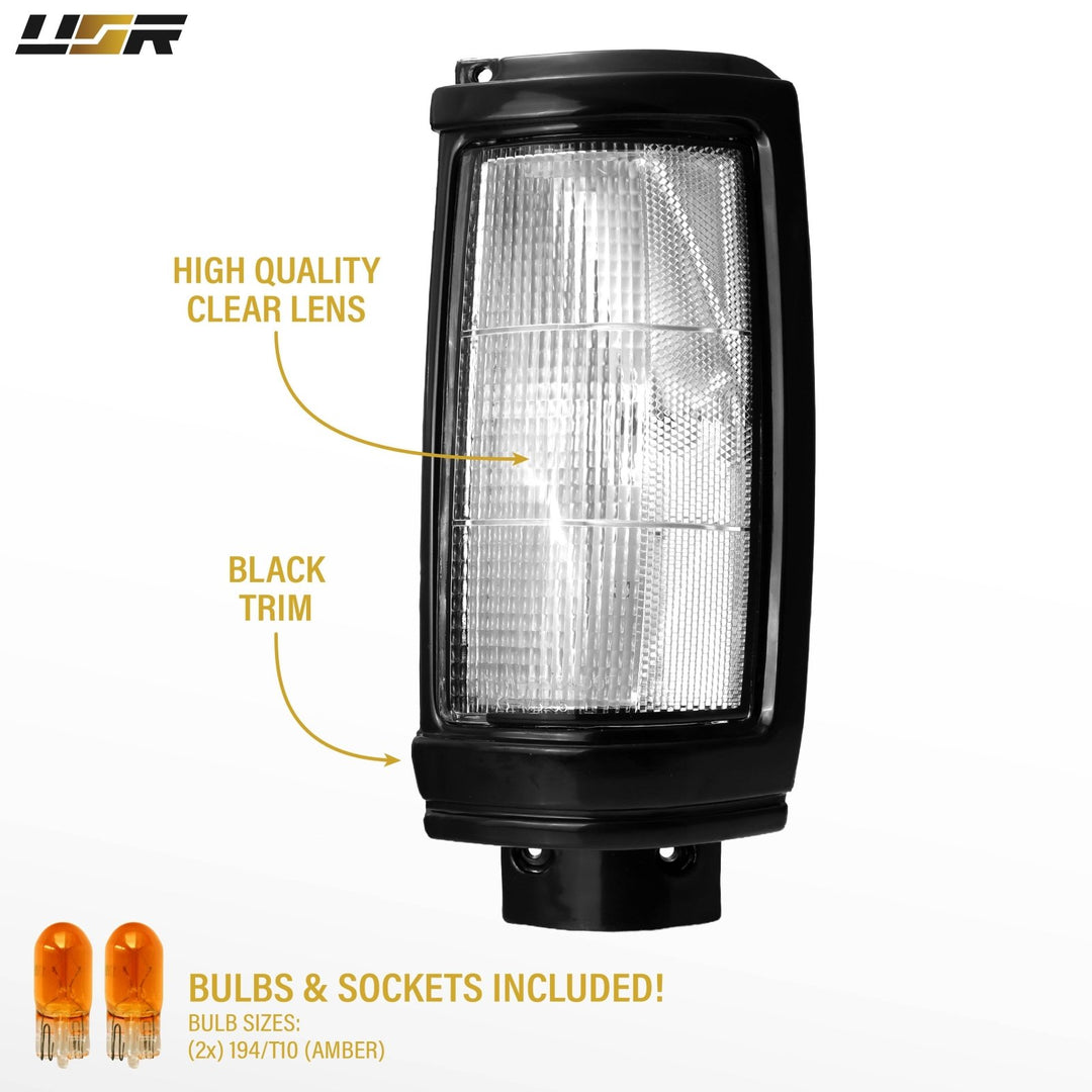 1987 - 1993 Dodge Ram 50 All Clear Lens Corner Lights