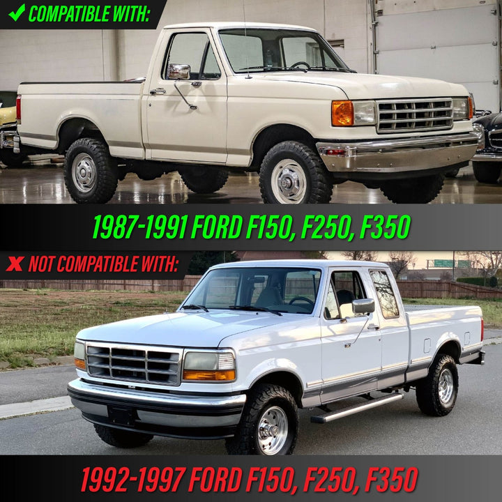 1987 - 1991 Ford Bronco, F - 150, F - 250, F - 350 All Clear Lens Corner Light