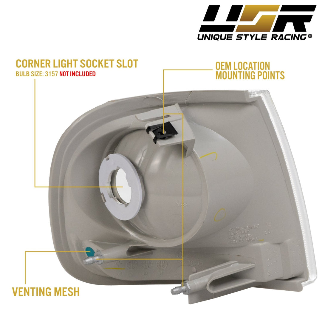 1997-2003 Ford F150 / Expedition SVT All Clear Lens Corner Lights