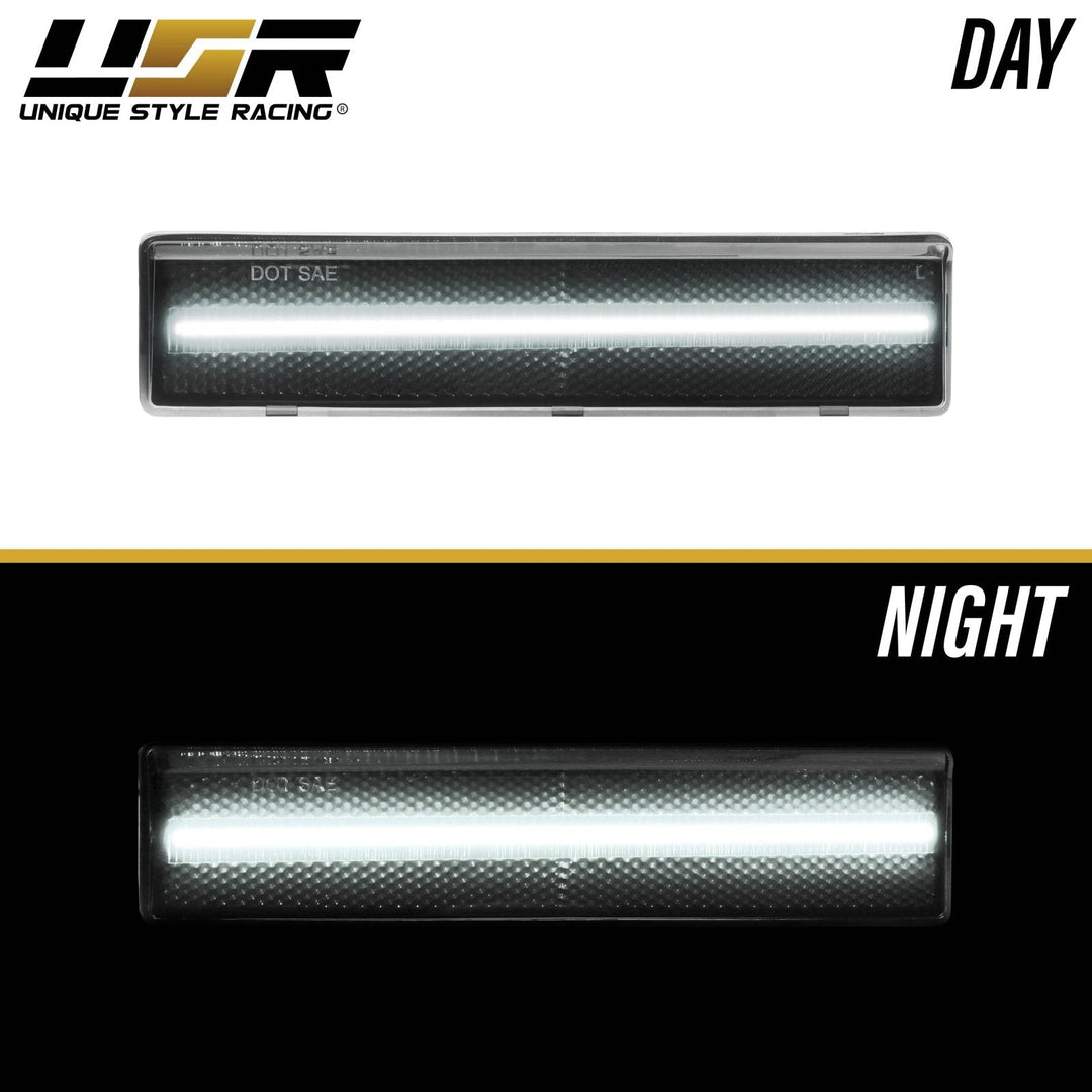 1980 - 1986 Ford F - 150 / F - 250 / F - 350 Pick Up Truck & Bronco SUV Front Clear or Smoke Lens Amber or White LED Corner Light