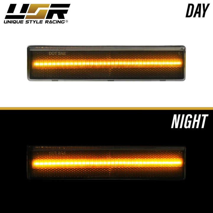 1980 - 1986 Ford F - 150 / F - 250 / F - 350 Pick Up Truck & Bronco SUV Front Clear or Smoke Lens Amber or White LED Corner Light