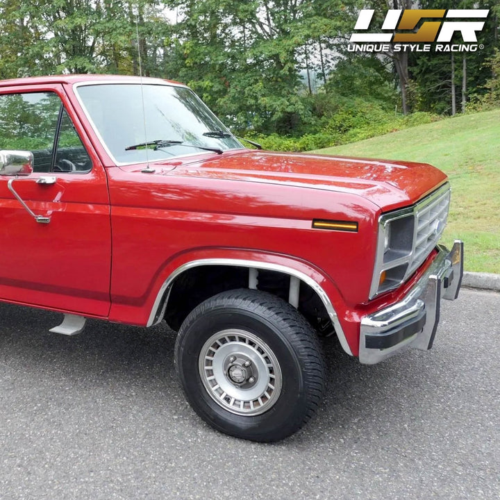 1980 - 1986 Ford F - 150 / F - 250 / F - 350 Pick Up Truck & Bronco SUV Front Clear or Smoke Lens Amber or White LED Corner Light
