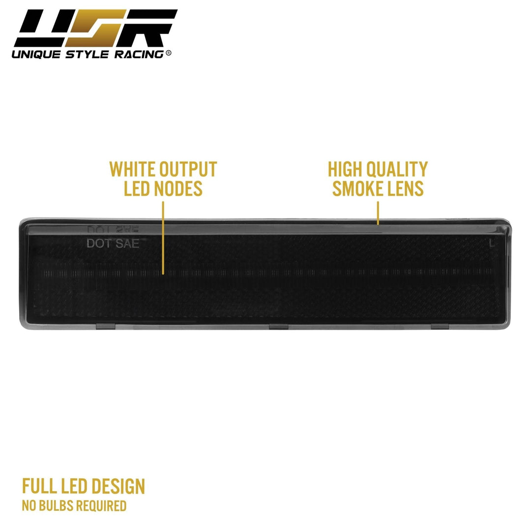 1980 - 1986 Ford F - 150 / F - 250 / F - 350 Pick Up Truck & Bronco SUV Front Clear or Smoke Lens Amber or White LED Corner Light