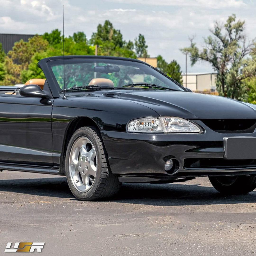 1994 1995 1996 1997 1998 Ford Mustang Chrome or Black Housing with Crystal Clear Lens Corner Lights

#color_clear-lens-chrome-housing