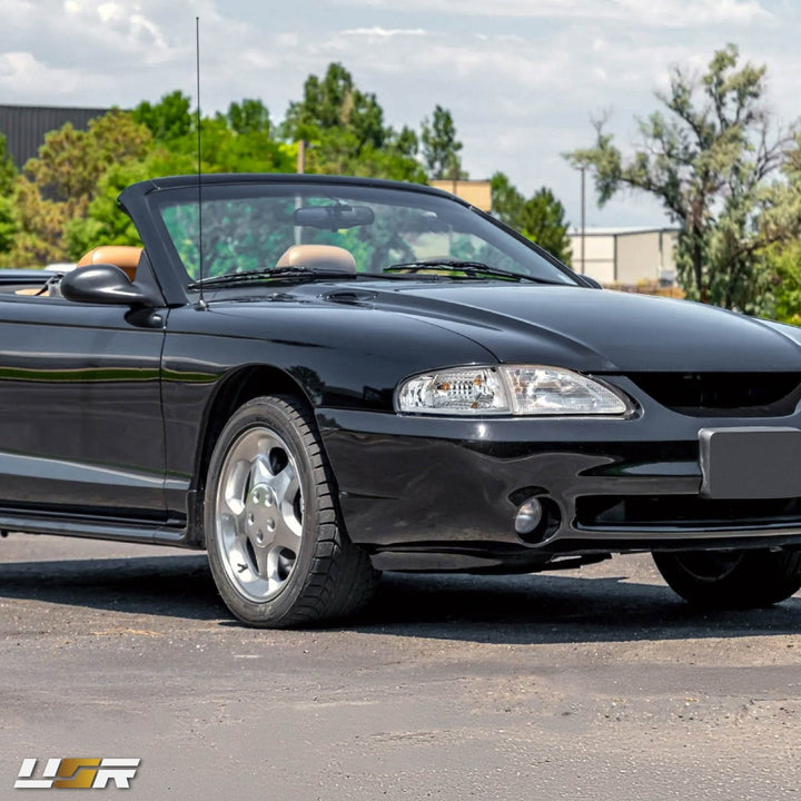 1994 1995 1996 1997 1998 Ford Mustang Chrome or Black Housing with Crystal Clear Lens Corner Lights

#color_clear-lens-chrome-housing