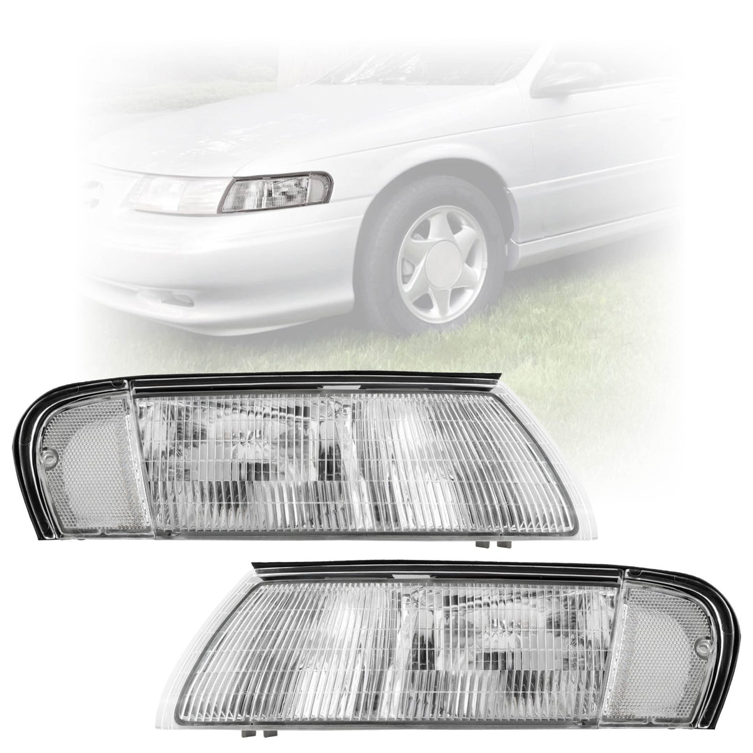 1992-1995 Ford Taurus SHO Models Clear Lens Corner Lights