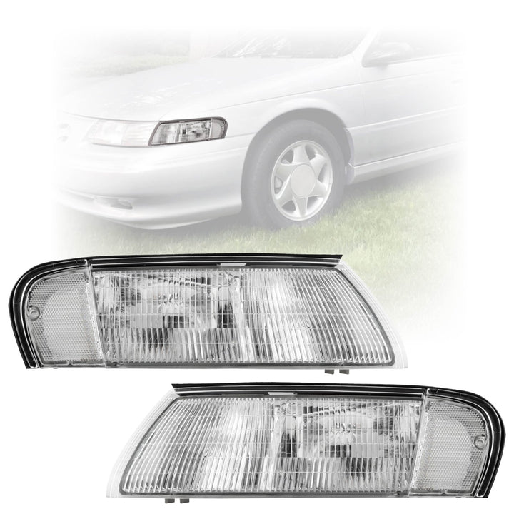 1992-1995 Ford Taurus SHO Models Clear Lens Corner Lights