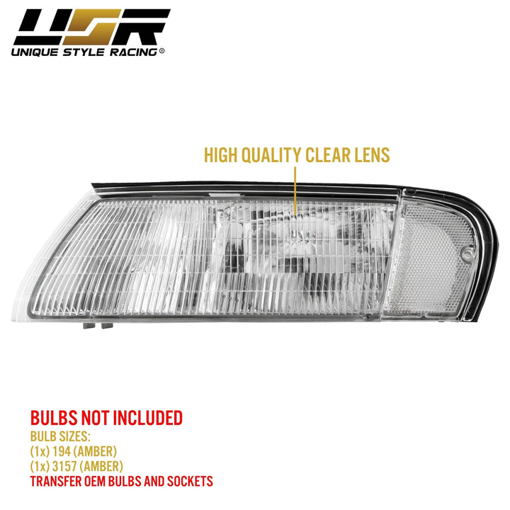 1992-1995 Ford Taurus SHO Models Clear Lens Corner Lights