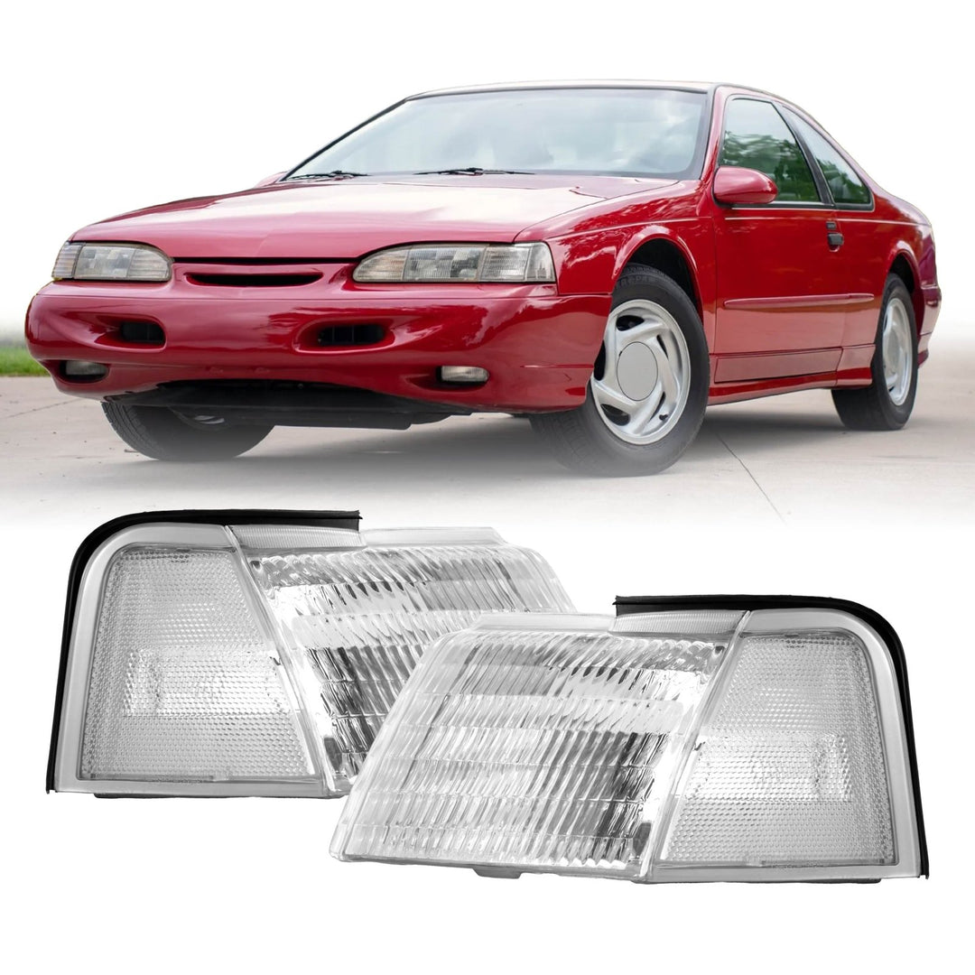 1989 - 1995 Ford Thunderbird / TBird All Clear Lens Corner Lights