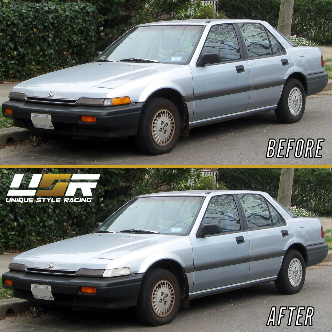 1986-1987 Honda Accord 2D Hatchback & 4D Sedan Front Clear Lens Corner Lights