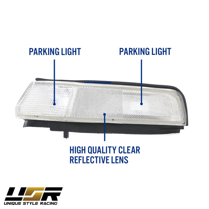 1986-1987 Honda Accord 2D Hatchback & 4D Sedan Front Clear Lens Corner Lights