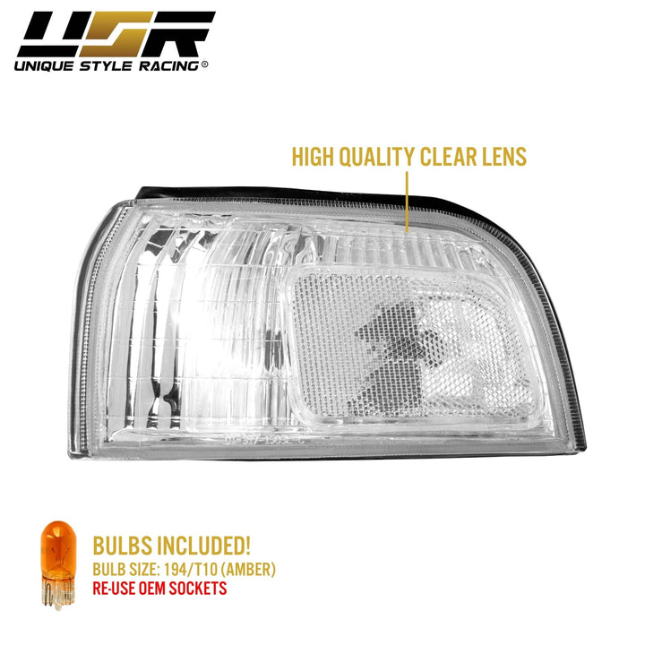 1990 - 1991 Honda Accord Clear or Amber Lens Corner Light