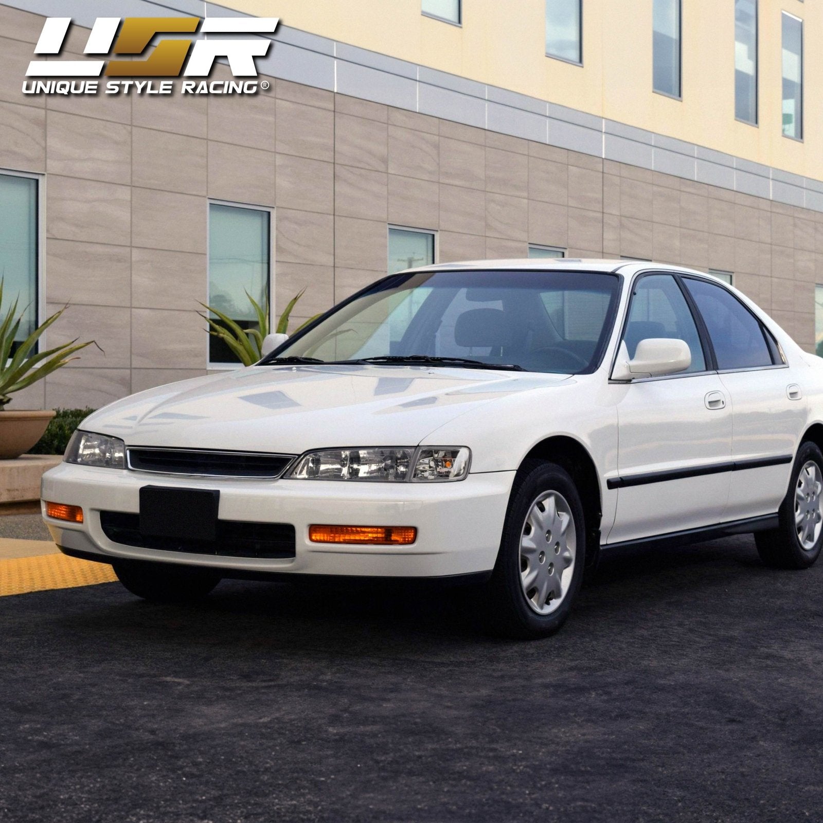 1994-1997 Honda Accord Crystal Clear or Crystal Smoke Lens Front