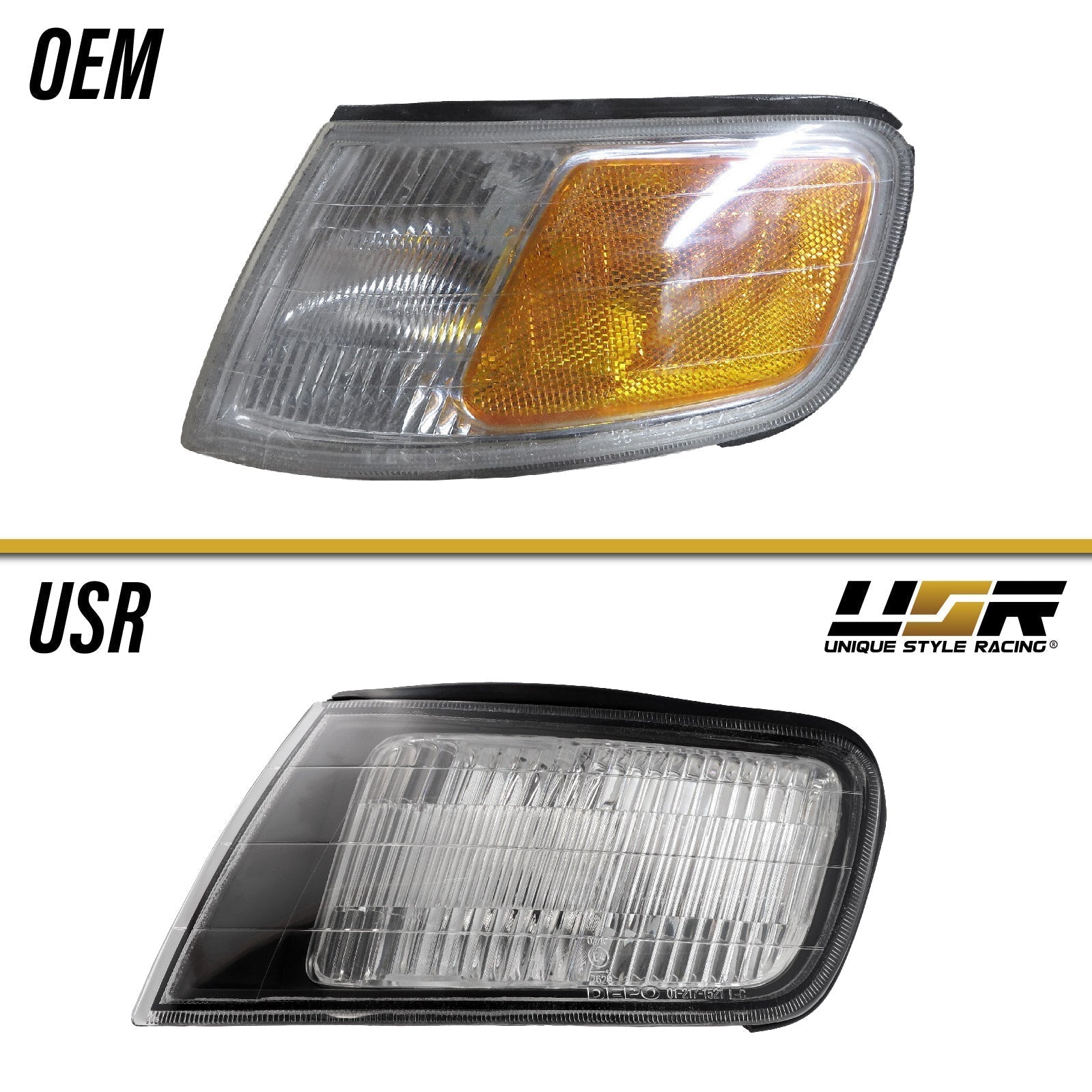 1994-1997 Honda Accord JDM SPEC Clear Lens Front Corner Signal