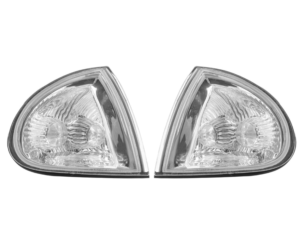 1993 - 1997 Honda Del Sol Clear Chrome or Black Housing Front Corner Signal Lights
