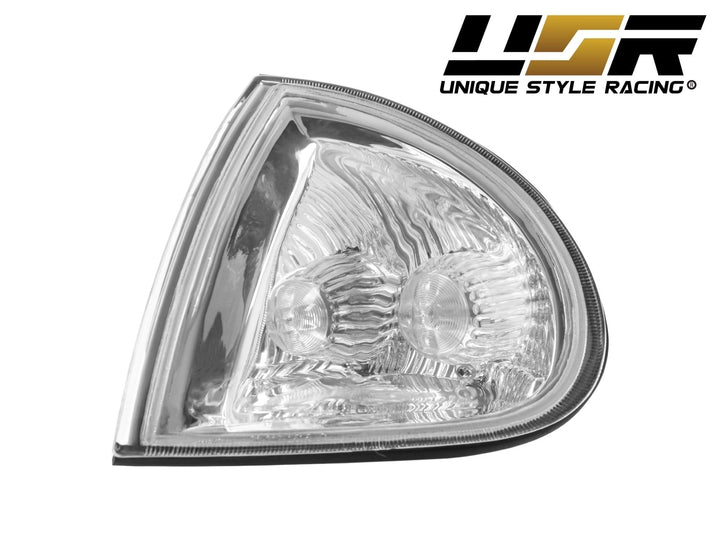 1993 - 1997 Honda Del Sol Clear Chrome or Black Housing Front Corner Signal Lights