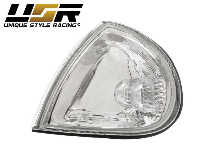 1993 - 1997 Honda Del Sol Clear Chrome or Black Housing Front Corner Signal Lights