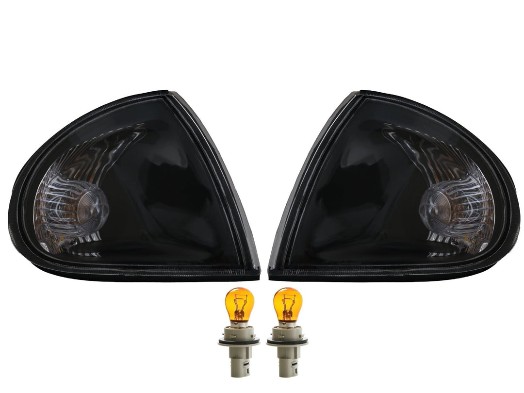 1993 - 1997 Honda Del Sol Clear Chrome or Black Housing Front Corner Signal Lights
