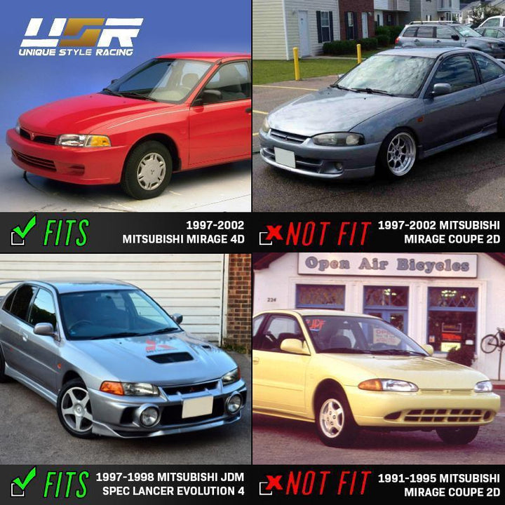 1997 - 2002 Mitsubishi Mirage / 1997 - 1998 Lancer EVO 4 Amber Corner Lights