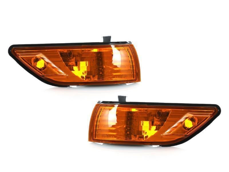 1989 - 1993 Nissan 240SX S13 Silvia Crystal Style Amber Lens Corner Lights
