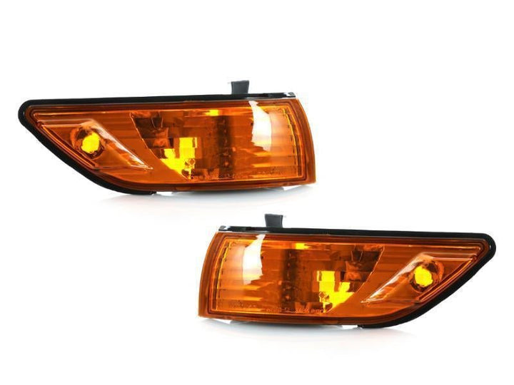 1989 - 1993 Nissan 240SX S13 Silvia Crystal Style Amber Lens Corner Lights
