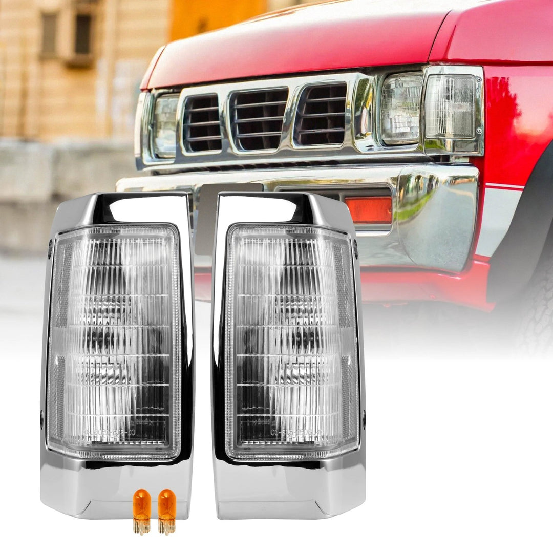 1990-1997 Nissan Hardbody Pickup Truck Clear Front Corner Lights