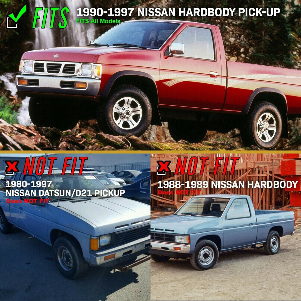 1990 - 1997 Nissan Hardbody Pickup Truck Clear Front Corner Lights