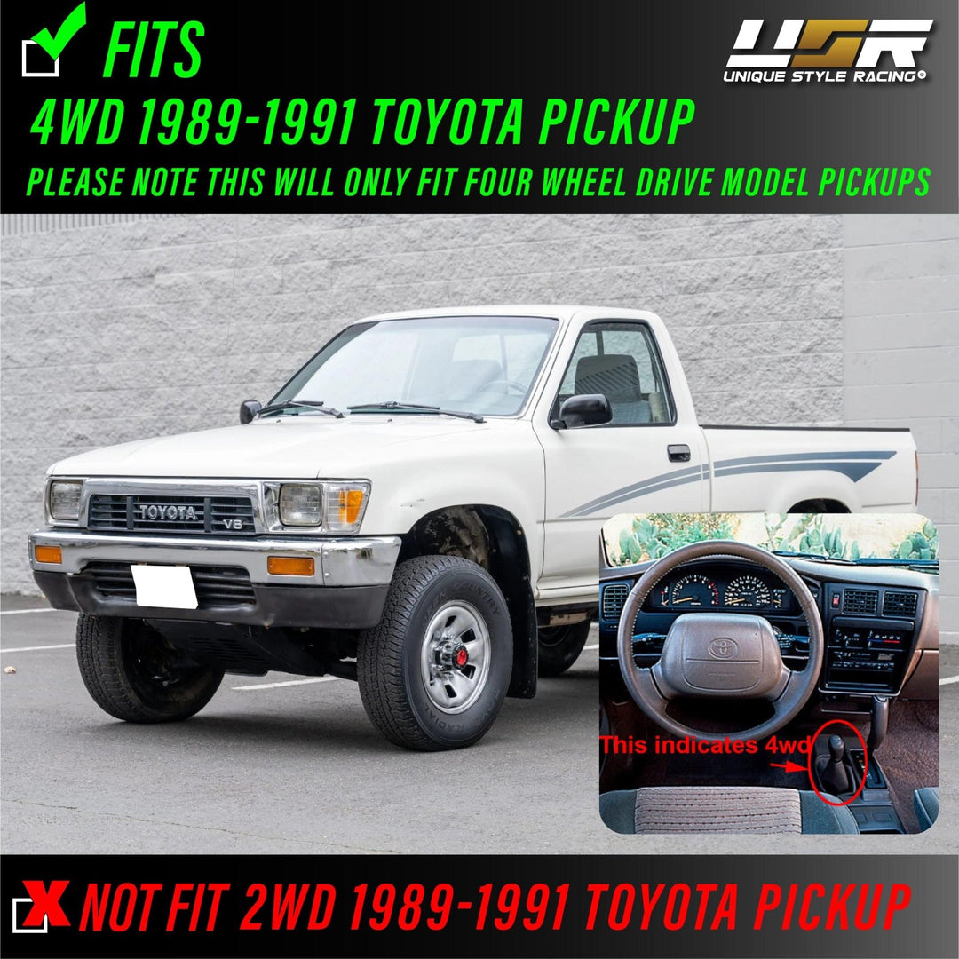 1990 - 1991 Toyota 4Runner / 1989 - 1991 Toyota Pick Up 4WD Clear Corner Lights