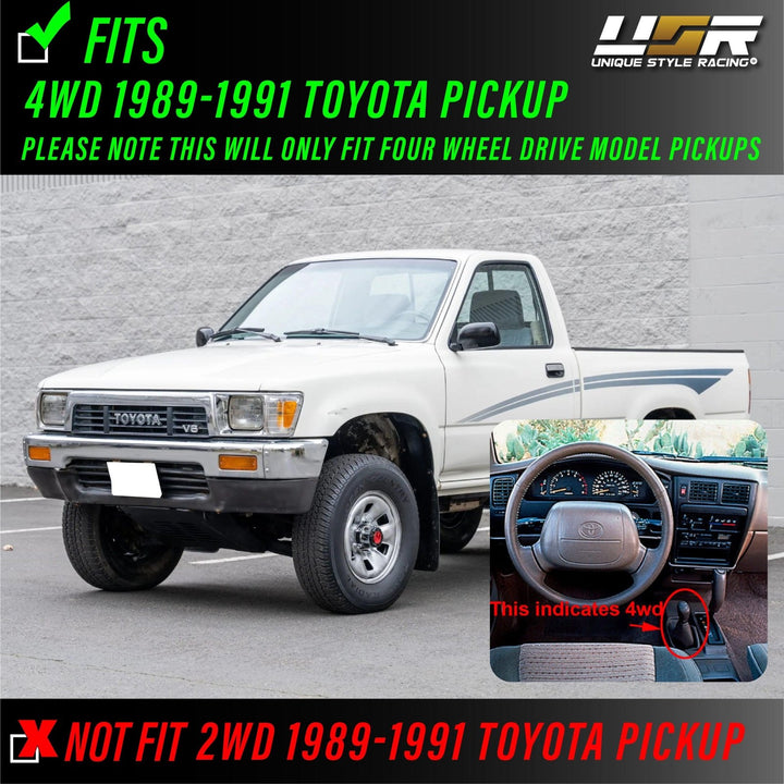 1990 - 1991 Toyota 4Runner / 1989 - 1991 Toyota Pick Up 4WD Clear Corner Lights