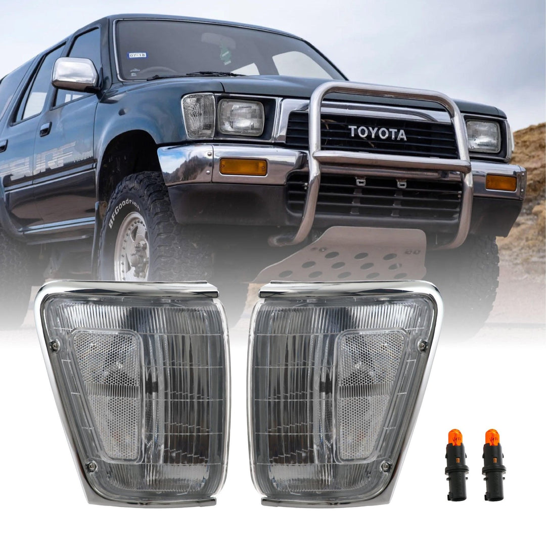 1990 - 1991 Toyota 4Runner / 1989 - 1991 Toyota Pick Up 4WD Clear Corner Lights