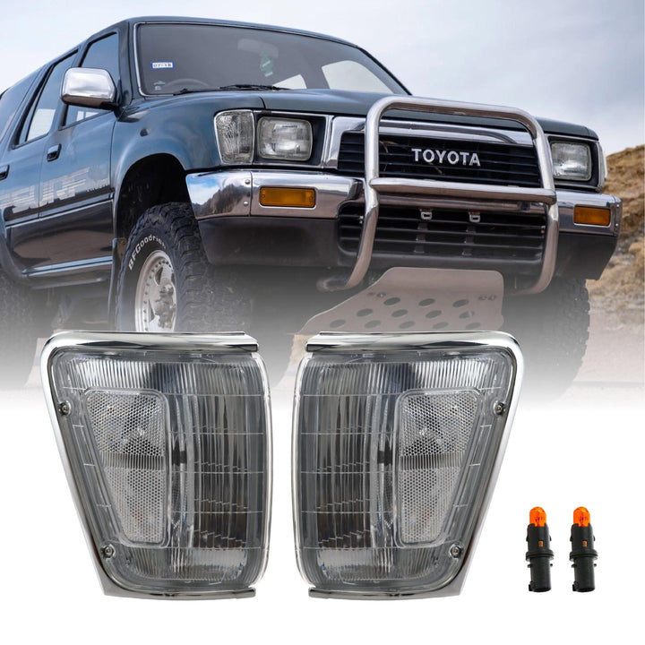 1990 - 1991 Toyota 4Runner / 1989 - 1991 Toyota Pick Up 4WD Clear Corner Lights