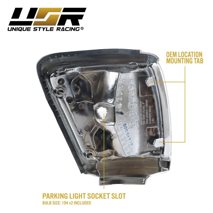 1992 - 1995 Toyota 4Runner Clear Corner Signal Lights