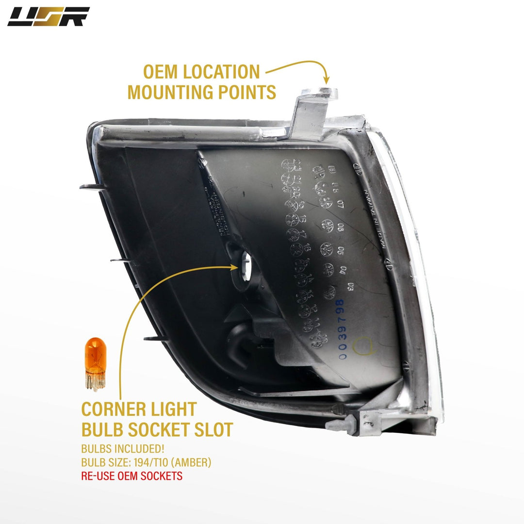 1996 - 1998 Toyota 4Runner Clear Front Corner Signal Lights