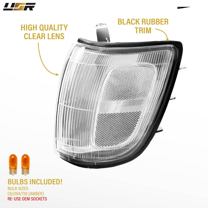 1996 - 1998 Toyota 4Runner Clear Front Corner Signal Lights