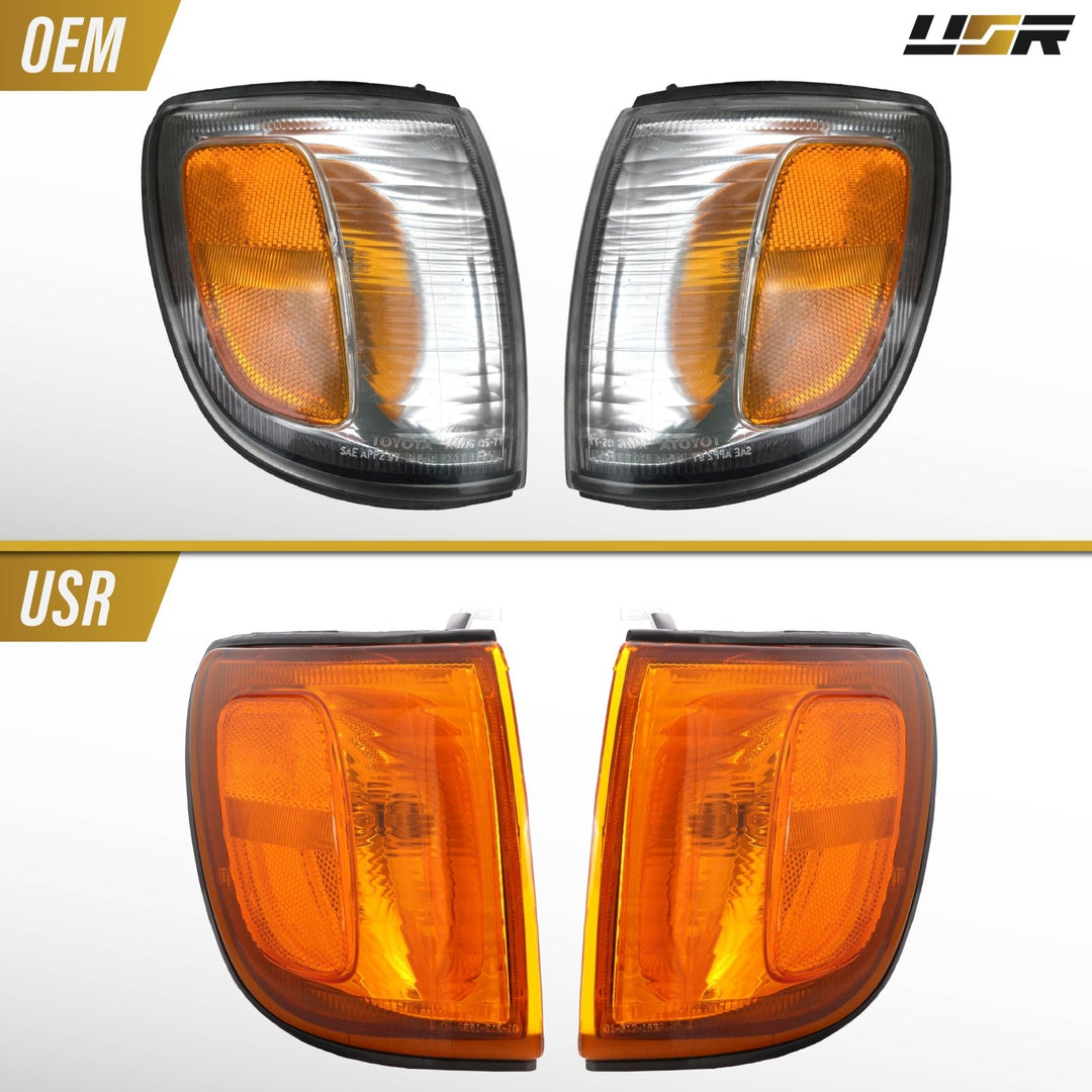 1999 2000 2001 2002 Toyota 4Runner Clear OR Amber Lens Front Corner Signal Lights

#lens-color_amber-lens