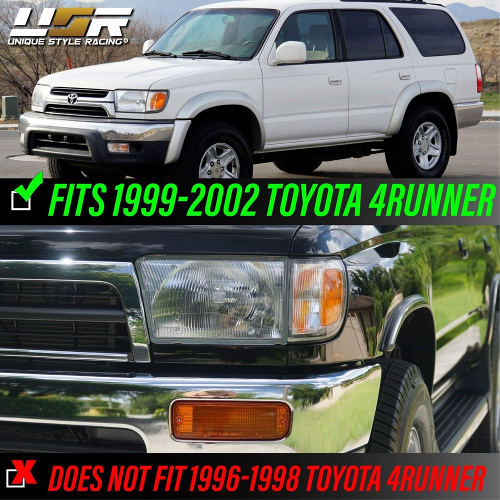 1999 - 2002 Toyota 4Runner Clear Lens Front Corner Signal Lights