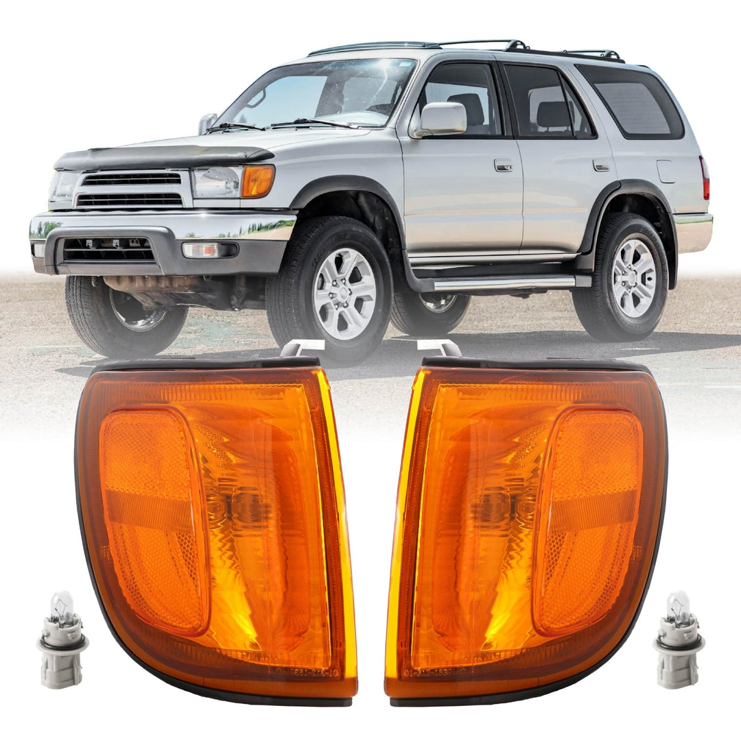 1999 2000 2001 2002 Toyota 4Runner Clear OR Amber Lens Front Corner Signal Lights

#lens-color_amber-lens