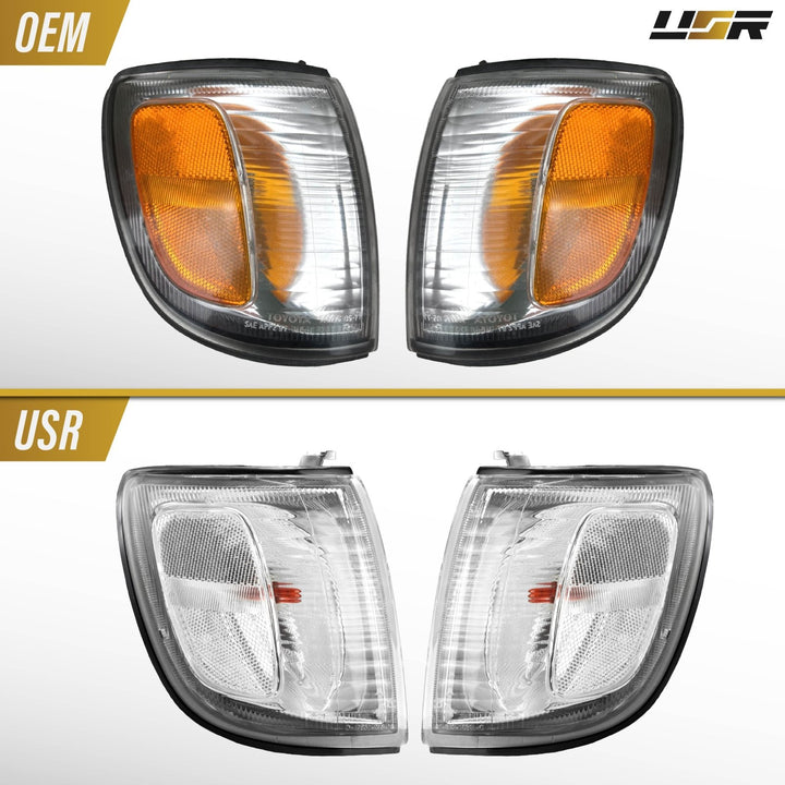 1999 2000 2001 2002 Toyota 4Runner Clear OR Amber Lens Front Corner Signal Lights

#lens-color_clear-lens