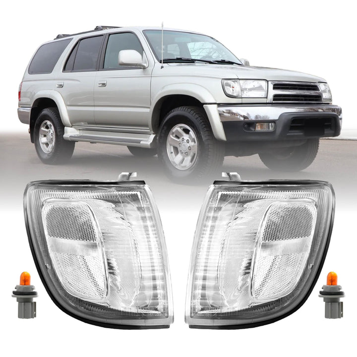 1999 2000 2001 2002 Toyota 4Runner Clear OR Amber Lens Front Corner Signal Lights

#lens-color_clear-lens