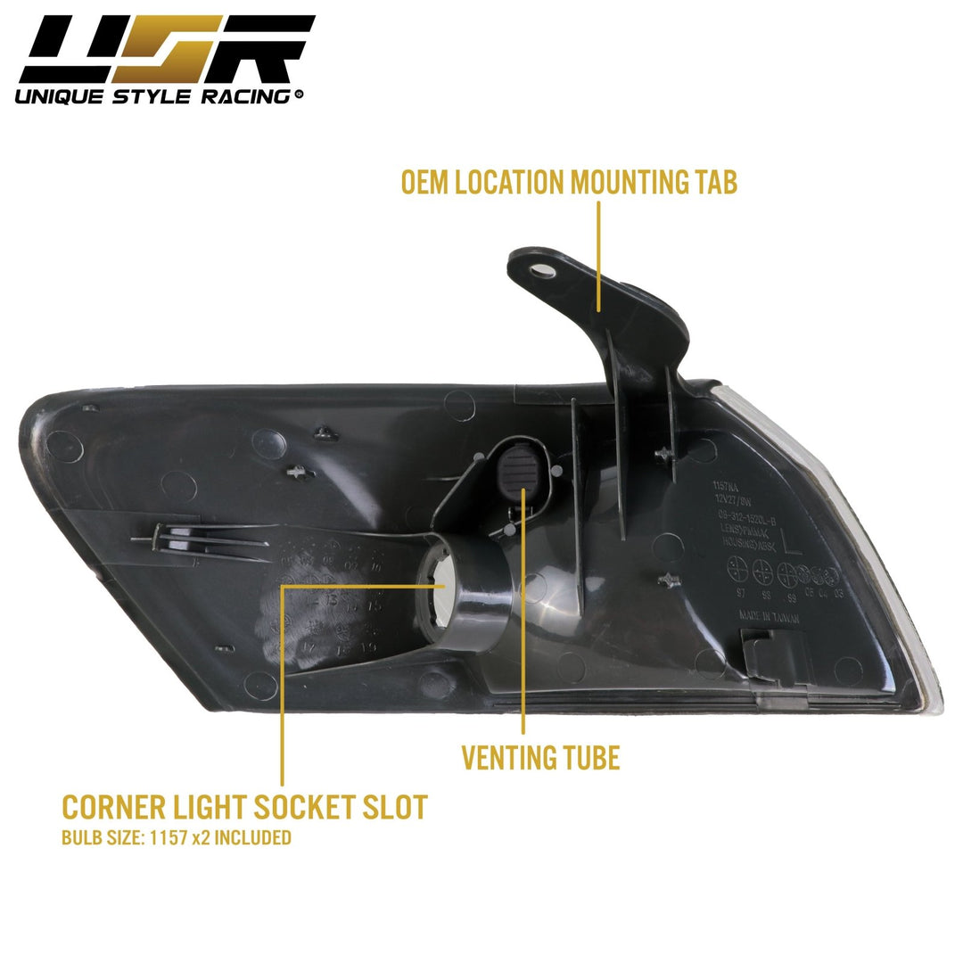 1997-1999 Toyota Camry JDM Style Clear Lens Corner Lights