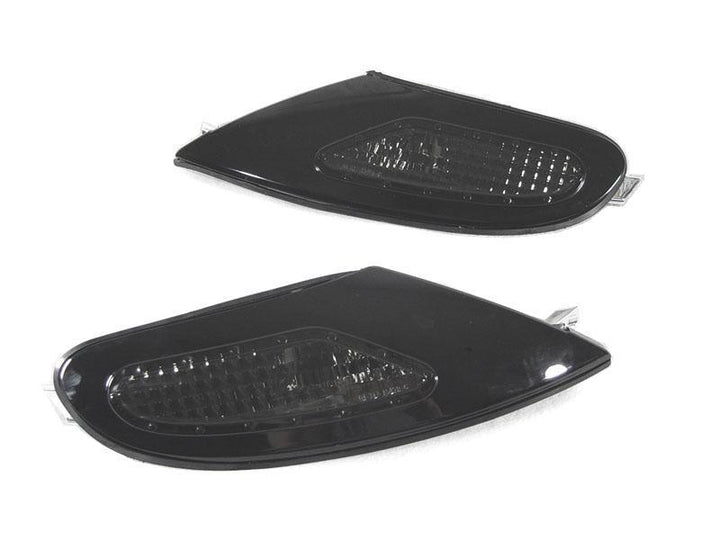1990 - 1993 Toyota Celica Crystal Style Black Trim Smoke Lens Corner Lights