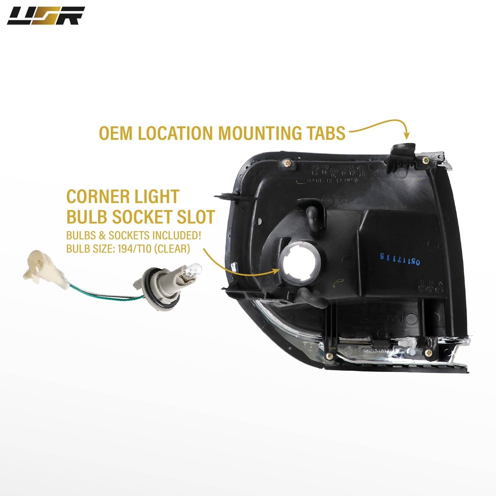 1991-1997 Toyota L& Cruiser FJ80 / 1995-1997 Lexus LX450 Clear
