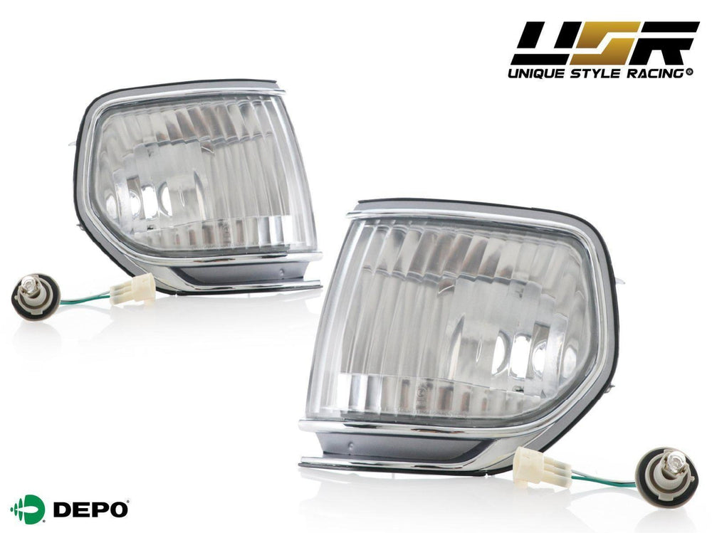 1991 - 1997 Toyota Land Cruiser FJ80 / 1995 - 1997 Lexus LX450 Clear Corner Lights