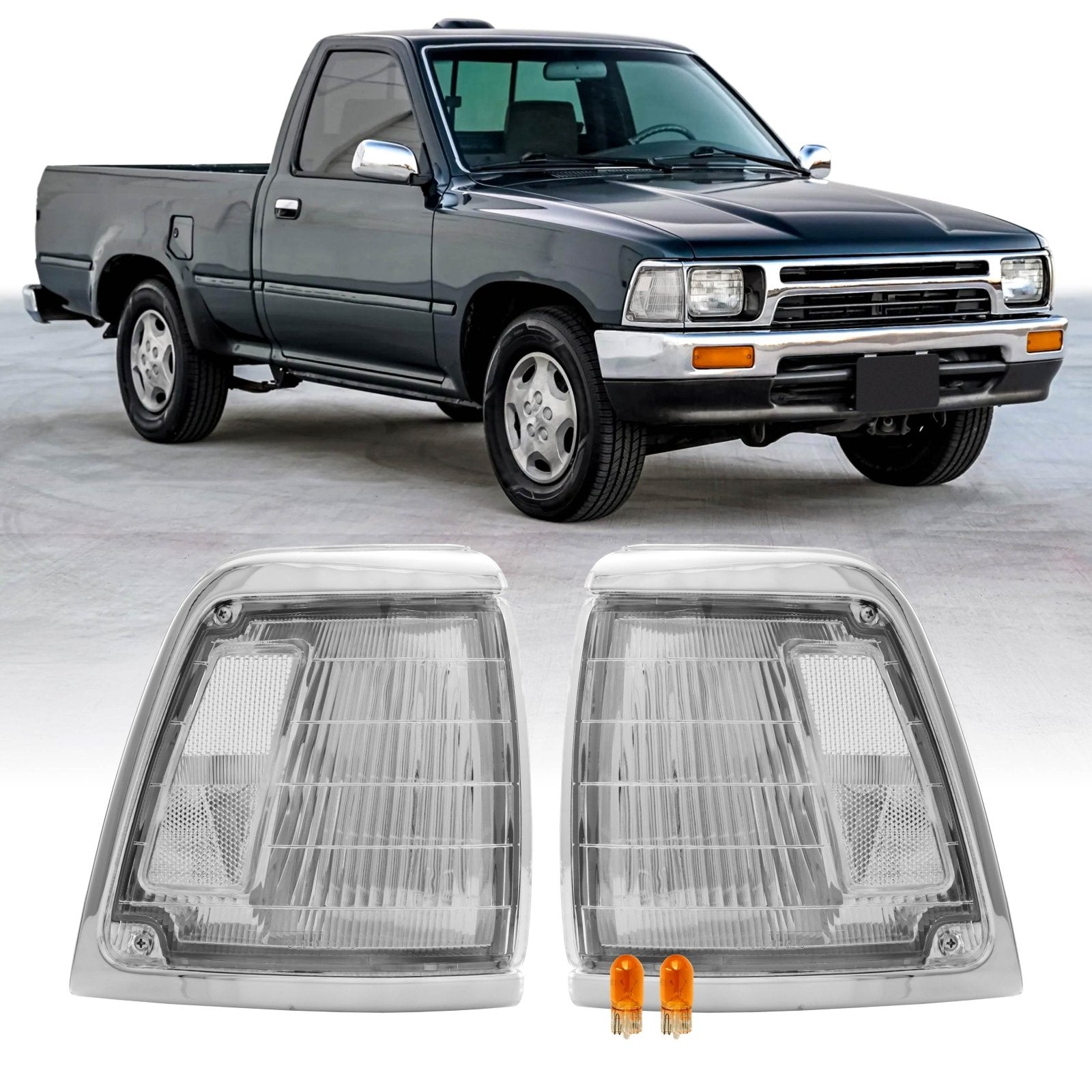 1992-1995 Toyota Pickup Truck 2WD All Clear Lens Front Corner