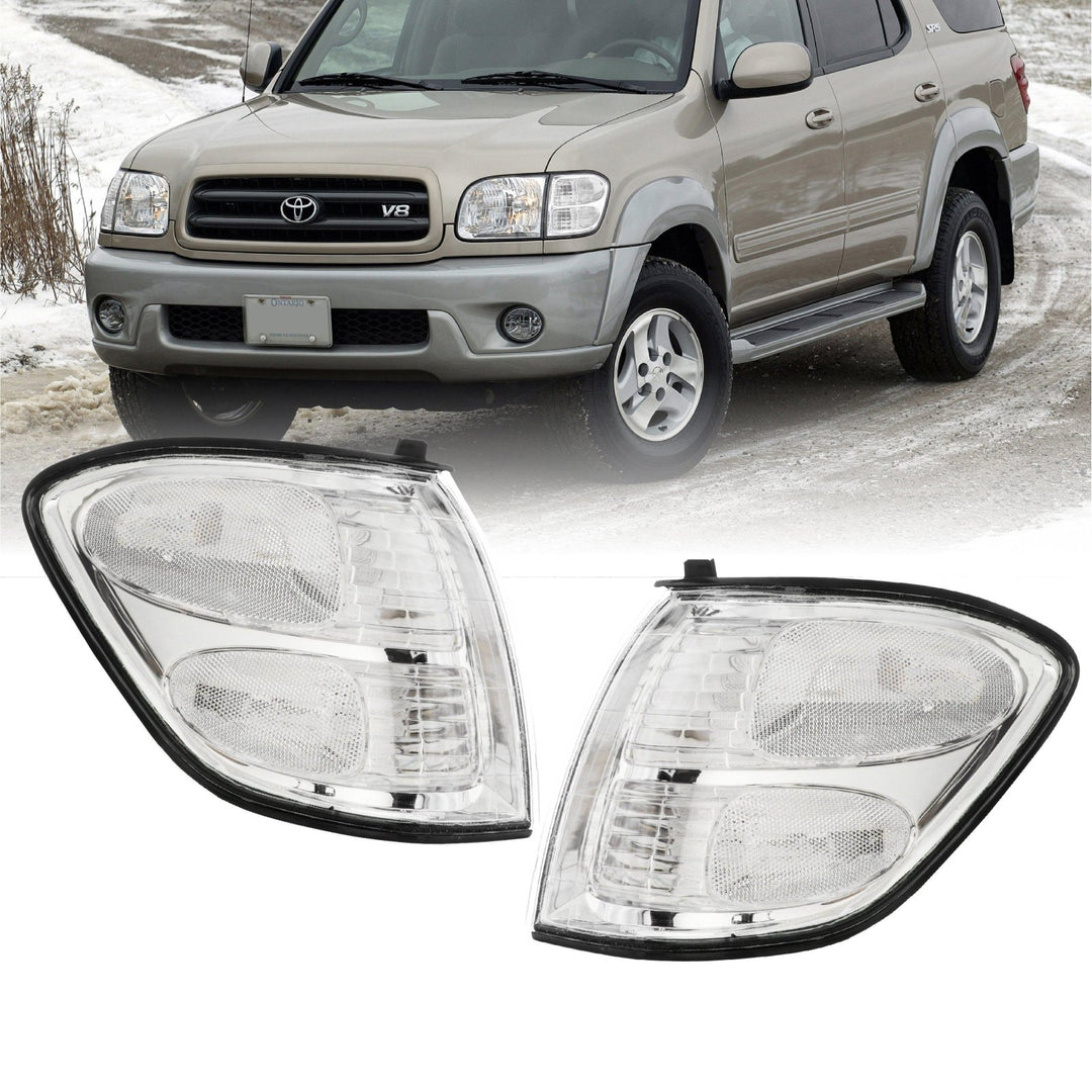 Set Of 2 Power Heated Mirrors For 2001-2007 Toyota Sequoia & 2004-2006 Tundra Double Cab