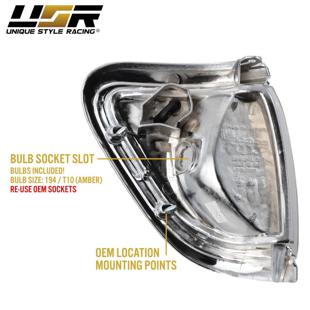 1995 - 1997 Toyota Tacoma 4WD Clear Lens Front Corner Lights