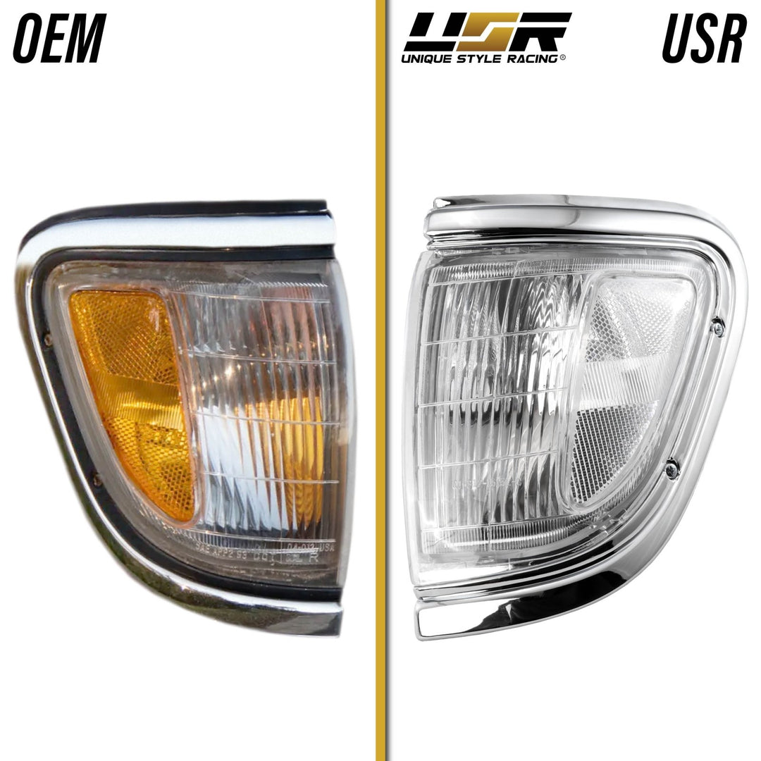 1995 - 1997 Toyota Tacoma 4WD Clear Lens Front Corner Lights