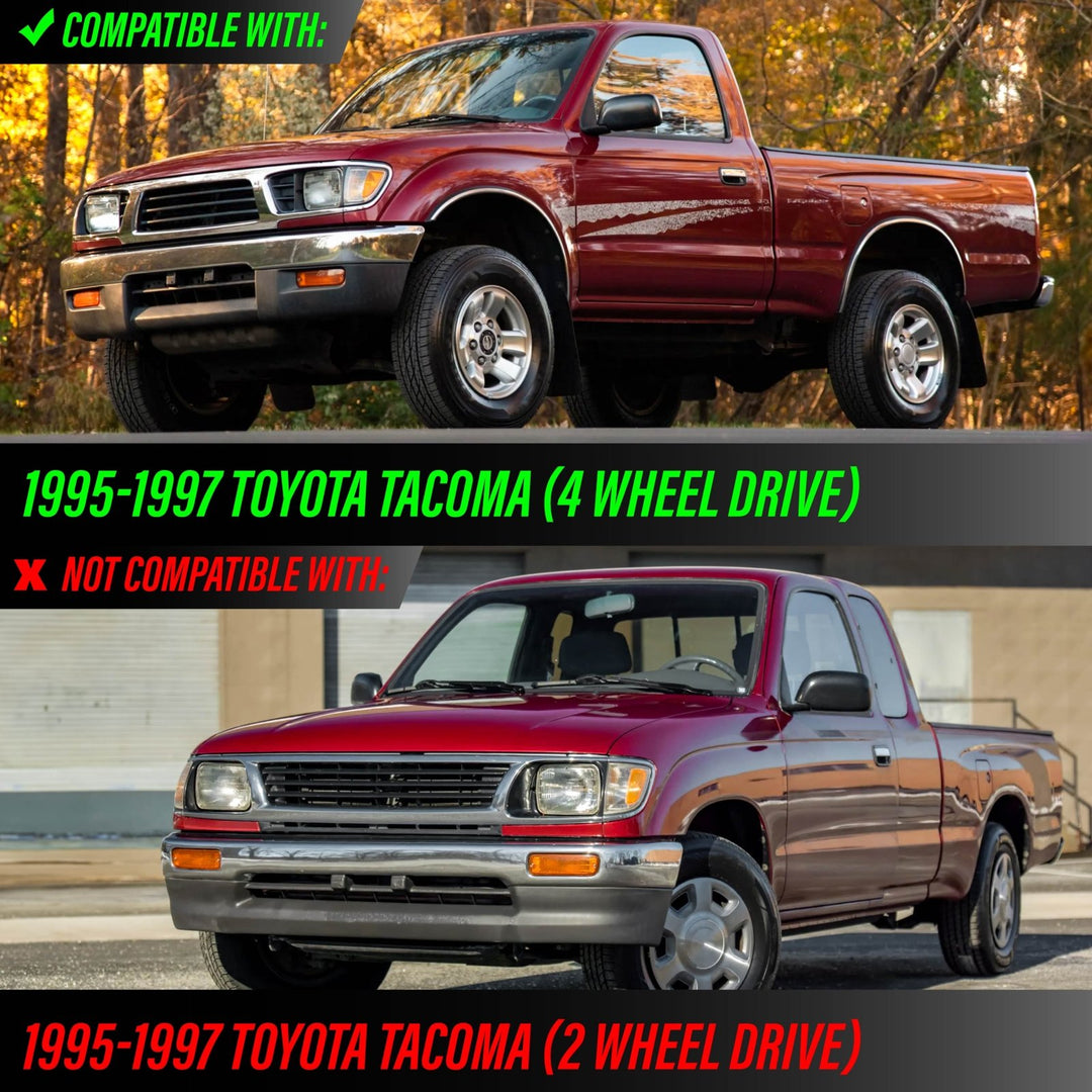 1995 - 1997 Toyota Tacoma 4WD Clear Lens Front Corner Lights